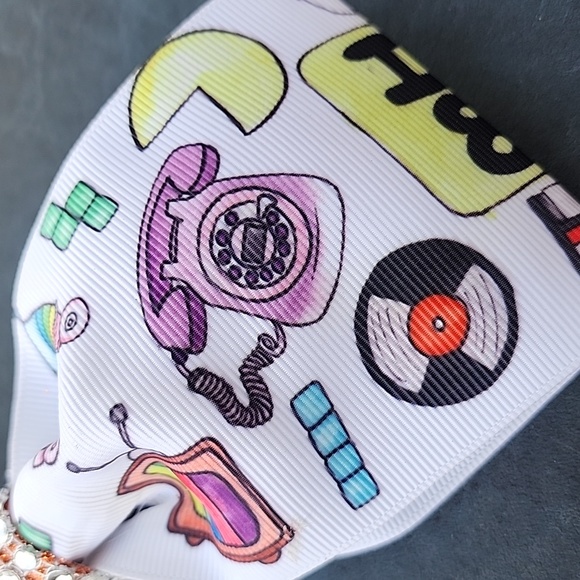 Rock'N 80s Hair Bow - Picture 3 of 4